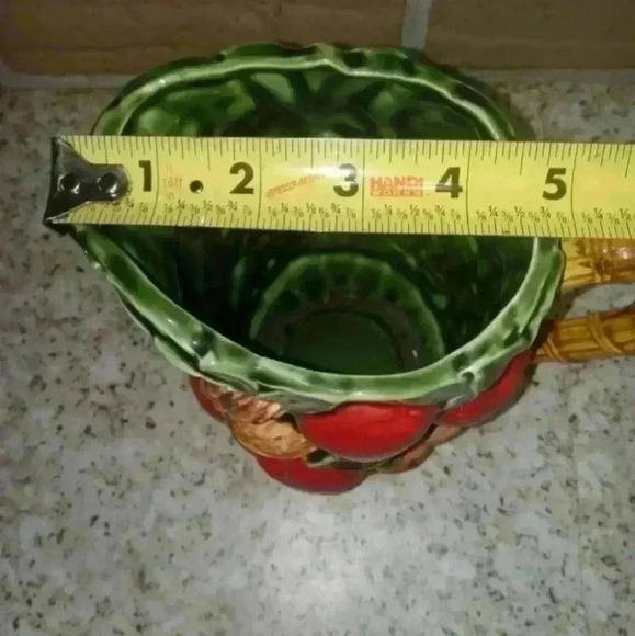 Vintage Inarco Japan Apples Nuts Leaves E4480 pitcher INARCO - Picture 5 of 7